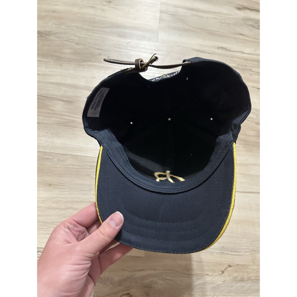 Breitling 1884 Promotional Baseball Cap W/ Leather Strap (Navy / Gold) One Size - Picture 5 of 7